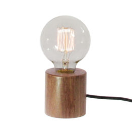 Luminária de mesa Cordel com lâmpada de filamento vintage