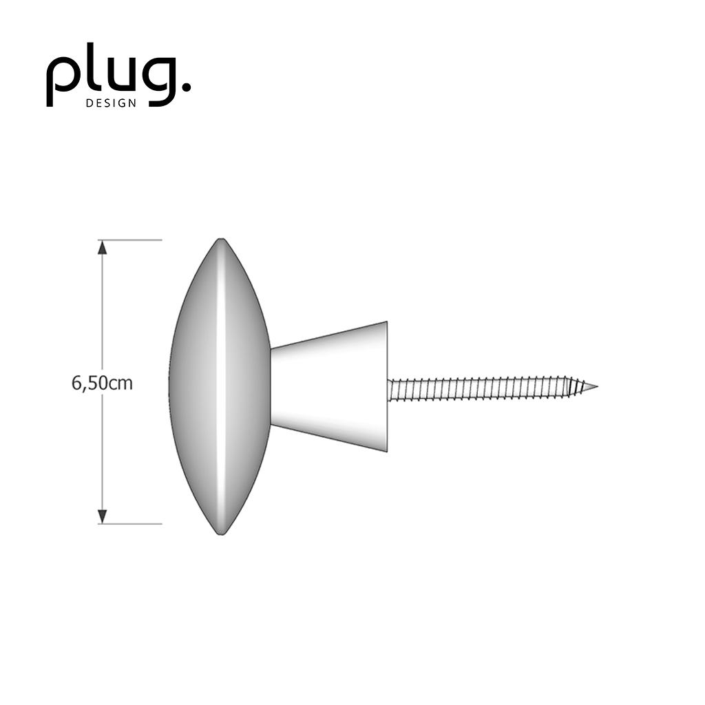 cabideiro round plug design