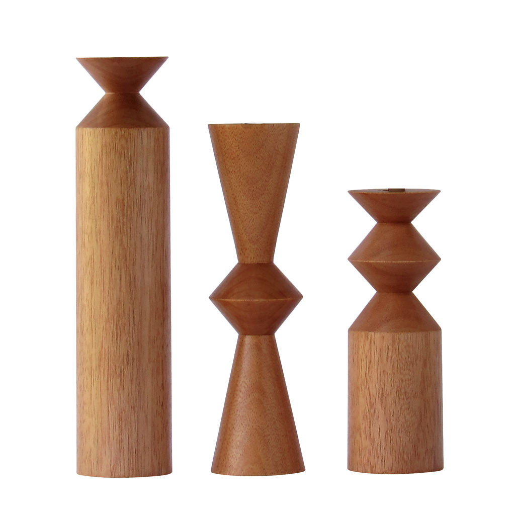 trio vaso hera plug design madeira maciça contemporâneo arquitetura moderna