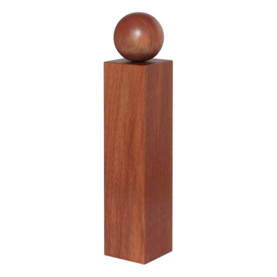 escultura geo madeira plug design