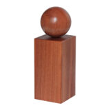 escultura geo madeira plug design