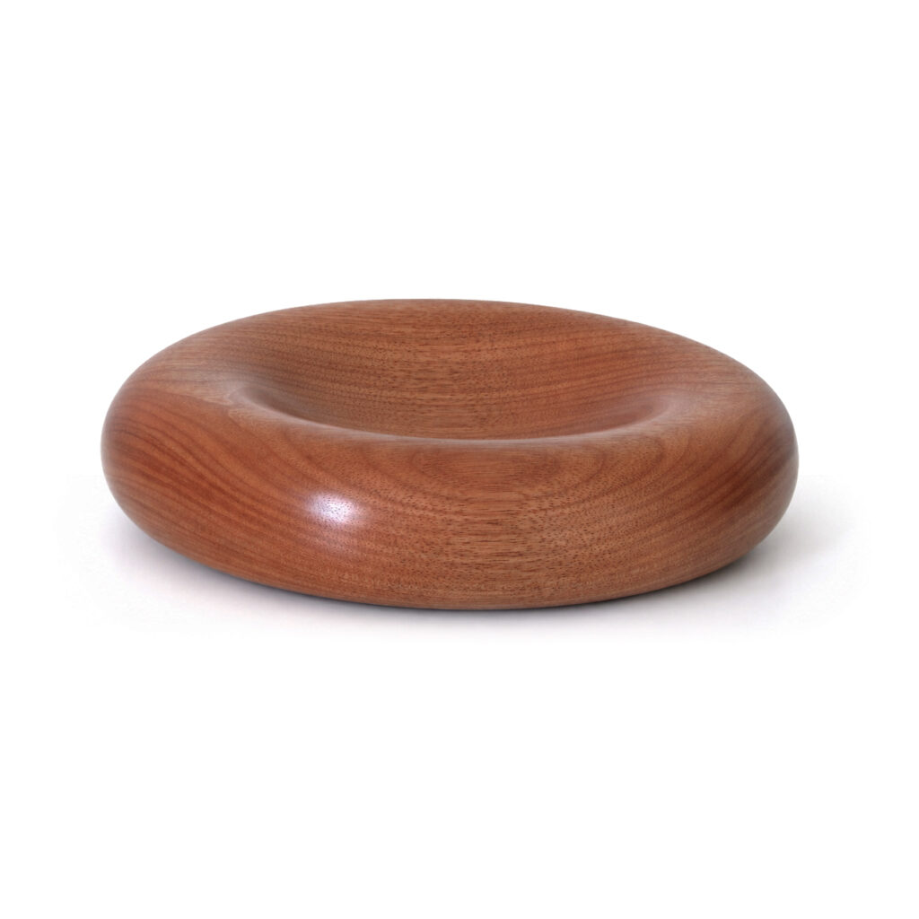 bandeja ninho em madeira maciça plug design contemporãneo