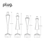 dimensões escultura origem plug design