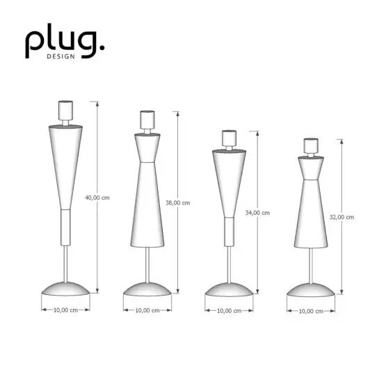 dimensões escultura origem plug design